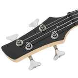 Electric Bass Guitar for Beginner with Bag Blue and Black 4/4 46" 70182