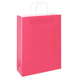 Paper Bags 250 pcs with Handles Pink 32x12x42 cm 4101676