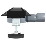 Shower Drain 2-in-1 with 360&deg Siphon Black 80 cm 42015970