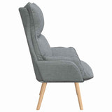 Armchair Light Grey 69 x 74 x 93 cm Fabric 42001865