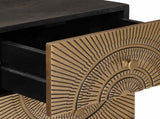 TV Cabinet with Drawer with Shelf Brass 105 x 30 x 50 cm 42020076