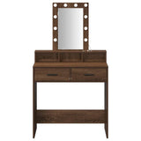 Dressing Table Brown 79 x 41 x 140 cm Engineered wood 865169