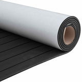 Boat Mat Striped Dark Grey and Black 240 x 90 cm EVA 42046768