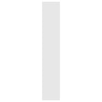 Book Cabinet/Room Divider White 60x30x166 cm Engineered Wood 811673
