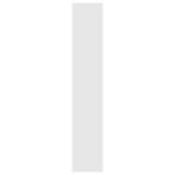 Book Cabinet/Room Divider White 60x30x166 cm Engineered Wood 811673