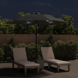 Garden Parasol Anthracite Polyester and Steel Large Collapsible 44511