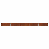 Raised Garden Bed Rusty 400 x 40 x 24 cm corton 8006358