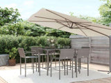 Garden Bar Set Grey, Black 3187658