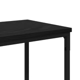 Console Table Black Oak 160 x 30 x 75 cm Engineered Wood 881904