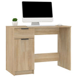 Desk Sonoma Oak 100x50x75 cm Engineered Wood 811496