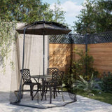 Mosquito Net for Umbrella 220 Mesh Black 330x250 cm 4010039