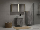 Bathroom Furniture Set 4 pcs Grey Sonoma 3407476