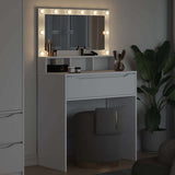 Bedroom Dressing Tables with Drawer White 80 x 39.6 x 135 cm 888967