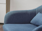 Swivel Linen Fabric Accent Chair for Living Room Contemporary Vanity Armchair with Adjustable Height T3398P328131