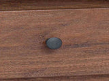 Desk with Drawer Brown 110 x 30 x 79 cm Solid Mahogany Wood 42012402