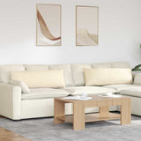 Sofa Pillows 2 pcs Cream 120 x 40 cm Corduroy Fabric 42013819