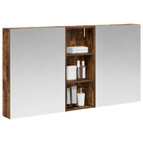 Bathroom Cabinet Set 3 pcs 130 x 14.5 x 70 cm Engineered wood 3403764
