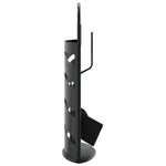 5 Piece Fireplace Tool Set 23x15x66 cm Steel 156378