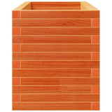 Garden Planter Wax Brown 90x40x49.5 cm Solid Wood Pine 3282556