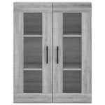 Wall Mounted Cabinets 2 pcs Grey Sonoma Engineered Wood 3197967