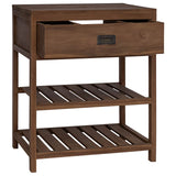Bathroom Cabinet Natural 60 x 45 x 75 cm Solid Teak Wood 42026907