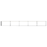 Raised Garden Bed Black 400 x 40 x 24 cm cold-rolled steel 8006352