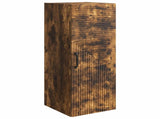 Wall-Mounted Cabinet Smoked Oak 33 x 34.5 x 90 cm 898590