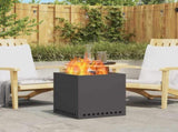 Smokeless Fire Pit Black 48 x 48 x 50 cm Steel 858986