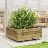 Garden Planter 60x60x26.5 cm Impregnated Wood Pine 847302