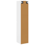Wall-mounted Bathroom Cabinet White 33 x 34.5 x 160 cm 890642