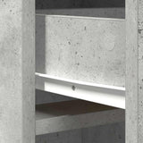 Highboard Concrete Grey 40 x 40.5 x 135 cm Engineered Wood 865076