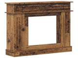 Fireplace Surround Old Wood 102 x 26 x 100 cm Engineered Wood 8006649