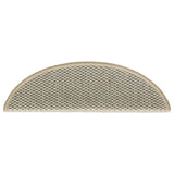 Stair Mats Self-adhesive Sisal-Look 15 pcs 56x17x3 cm Light Green 326863