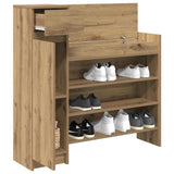 Shoe Cabinet Artisan Oak 100.5 x 28 x 100 cm Engineered Wood 871387
