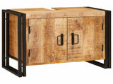 Sink cabinet with Shelf Brown 71 x 33 x 58 cm Solid Mango Wood 4102766