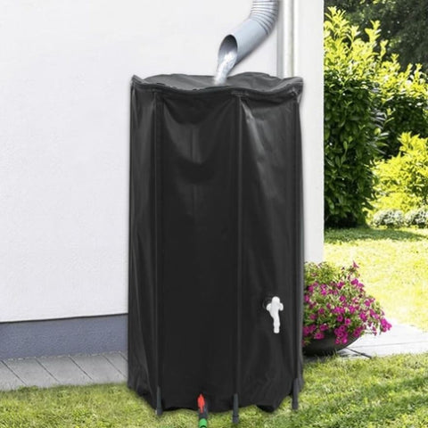 Water Tank with Tap Foldable 380 L PVC 156013