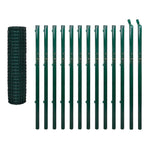 ZNTS Euro Fence Steel 25x1.7 m Green 142380