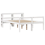 Senior Bed with Headboard without Mattress White 120x190 cm Small Double 3305854