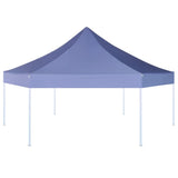 ZNTS Hexagonal Pop-Up Foldable Marquee Dark Blue 3.6x3.1 m 42107