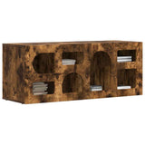 TV Cabinet Smoked Oak 100 x 35 x 40 cm Engineered Wood 891269