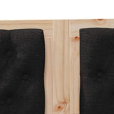 Headboard Other Brown and black 135 cm Solid pine wood 879016