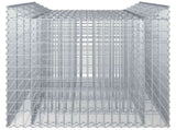 Gabion Raised Bed 2 pcs Silver 3422226