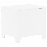 Storage Box with Lid RANA White 60x49x54 cm Solid Wood Pine 4002336