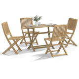 5 Piece Garden Dining Set Solid Wood Acacia 3295007
