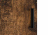 Bathroom Cabinet Smoked Oak 30 x 35 x 192 cm 883339
