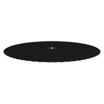 ZNTS Jumping Mat Fabric Black for 12 Feet/3.66 m Round Trampoline 92404