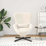 Egg Chair Cream 63 x 73 x 90 cm Fabric 42002769