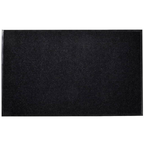 ZNTS Black PVC Door Mat 90 x 120 cm 241265