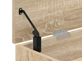 Shoe Bench Sonoma Oak 102x30,5x45 cm Engineered Wood 859138