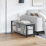 Bookshelf Grey Sonoma 102 x 32 x 40.5 cm Engineered Wood 884021